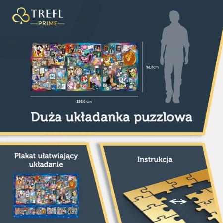 PUZZLE TREFL 9000 El The Greatest Disney Collection ZABAWKI PUZZLE