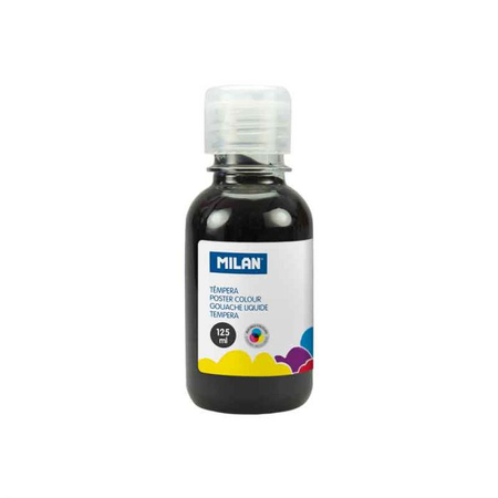 MILAN FARBA TEMPERA 125ML CZARNA 03480