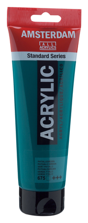 FARBA AKRYL.250ML 675 PHTH.GREEN AMSTERDAM