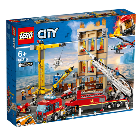 LEGO 60216 CITY STRAŻ POŻARNA W ŚRÓDMIEŚCIU (2019-2021)