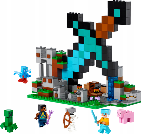 LEGO 21244 MINECRAFT Bastion miecza