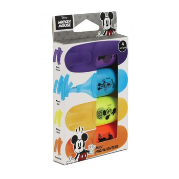 DISNEY FASHION ZAKREŚLACZE MINI 4SZT MICKEY MOUSE 16401