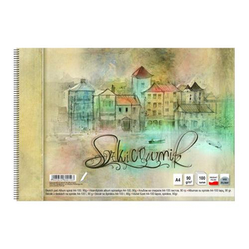 SZKICOWNIK NA SPIRALI A4-100K ALBUMOWY