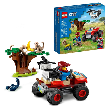 LEGO 60300 CITY WILDLIFE QUAD RATOWNIKÓW DZIKICH ZWIERZĄT