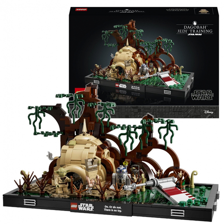LEGO 75330 STAR WARS Diorama: Szkolenie Jedi na Dagobah