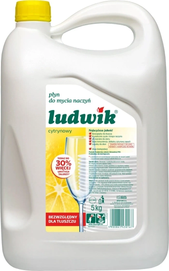 LUDWIK PŁYN DO NACZYŃ CYTRYNA 5KG