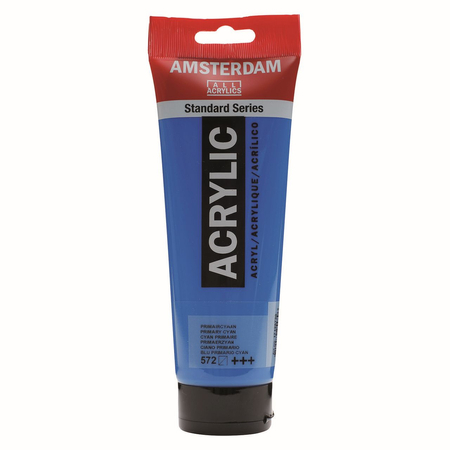 FARBA AKRYL.250ML 572 PRIM. CYAN AMSTERDAM