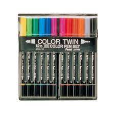 **PENTEL PISAK DWUSTRONNY TWIN COLOR PEN 36SZT SET SCW-36