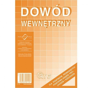 K12 DOWÓD WEWNĘTRZNY A5