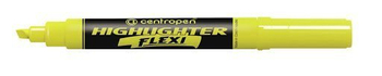 CENTROPEN ZAKREŚLACZ STYLE FLEXI 8542 ŻÓŁTY