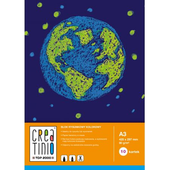 TOP CREATINIO BLOK RYS A3 10K 80G KOLOR