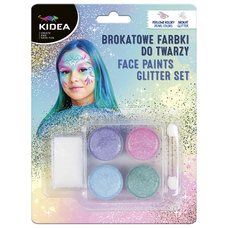 KIDEA BROKATOWE FARBY DO TWARZY FDTBKA