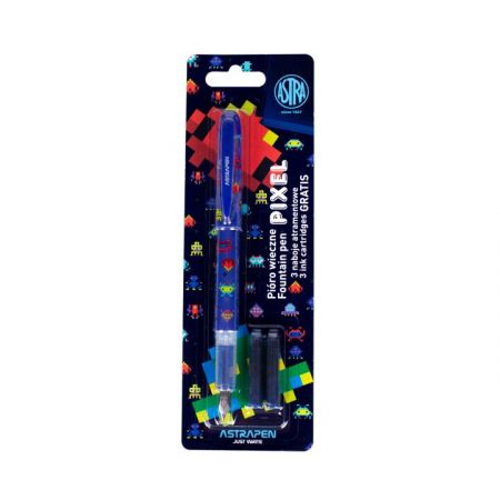 ASTRA PIÓRO MŁODZIEŻOWE PIXEL BLISTER + 3 NABOJE 9608300000