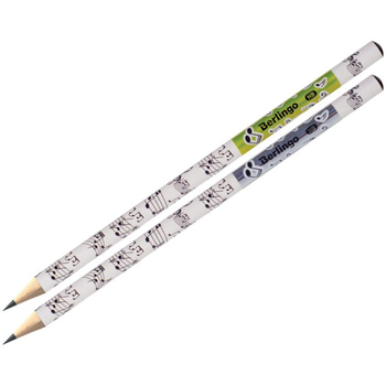 BERLINGO OŁÓWEK HYBRID HB OKRĄGŁY ZAOSTRZONY MIX WZORÓW 484905