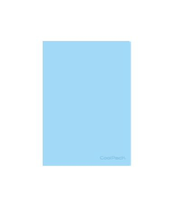 coolpak zeszyt a4pp kratka pastel powder blue 20521cp