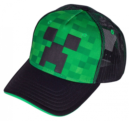 TX HEAD CZAPKA Z DASZKIEM MINECRAFT CREEPER 2