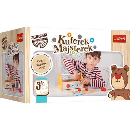 TREFL WOODEN TOYS KUFEREK MAJSTEREK 60797