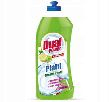 DUAL POWER PŁYN DO NACZYŃ LEMON 1L
