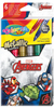 COLORINO FLAMASTRY METALICZNE 6KOL.AVENGERS 91512PTR