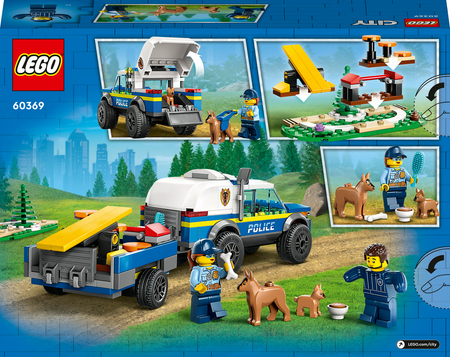 LEGO 60369 CITY Szkolenie psów policyjnych w terenie