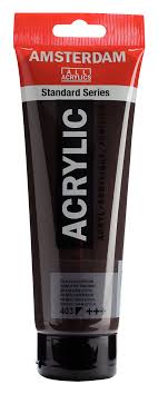 FARBA AKRYL.250ML 403 VANDYKE BROWN AMSTERDAM