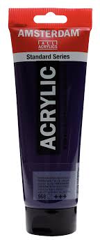 FARBA AKRYL.250ML 568 P.B.VIOLET AMSTERDAM