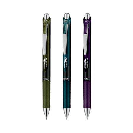 PENTEL PIÓRO KULKOWE ENERGEL 3 SZTUKI + 3 WKŁADY BL77A2-ST3KSVPL