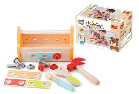 TREFL WOODEN TOYS KUFEREK MAJSTEREK 60797