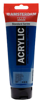 FARBA AKRYL.250ML 557 GREENISH BLUE AMSTERDAM