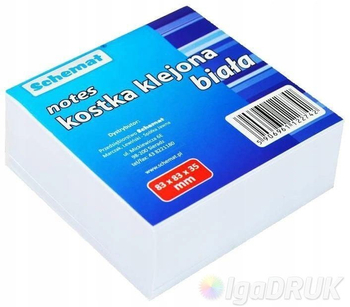NOTES KOSTKA KLEJONA BIAŁA 83/83/35 2742