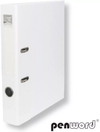 PEN SEGREGATOR Z OKUCIEM A4 5CM BIAŁY 439683