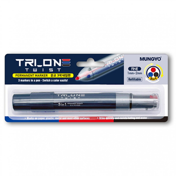 ***MUNGYO MARKER PERMANENTNY W PIÓRZE 3 KOLORY TT8879