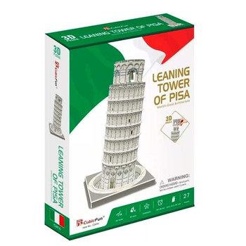 CUBIC FUN PUZZLE 3D KRZYWA WIEŻA W PIZIE