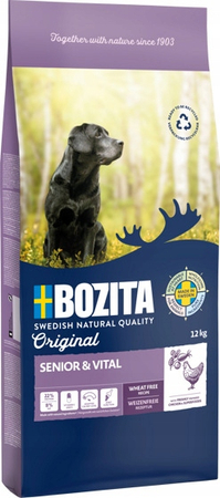 BOZITA PIES SUCHA ORGINAL ADULT SENIOR 12KG