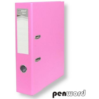 PENWORD SEGREGATOR Z OKUCIEM A4 7,5 CM RÓŻOWY 438877