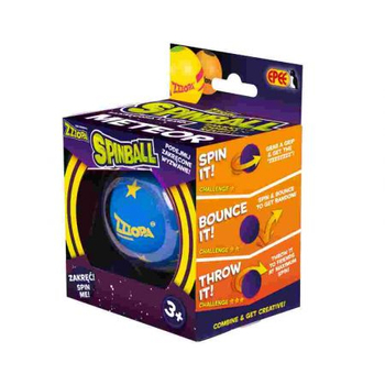 EP Spinball - Zakręcona zabawa, niebieska z żółtym. Meteor 092615
