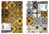 ZESZYT A5/96K KRATKA MOSAIC DWUSTRONNY