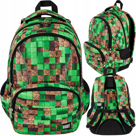 MAJ24 PLECAK SZKOLNY STRIGHT BP-76 PIXEL CUBES 674464