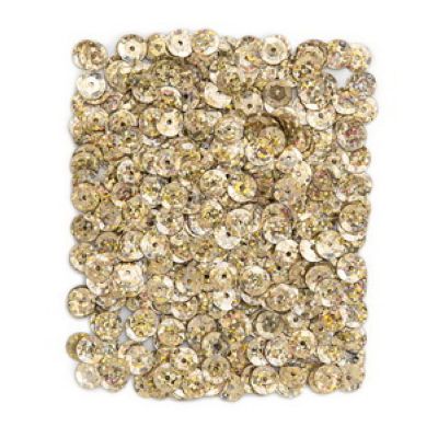 CEKINY HOLOGRAFICZNE 9MM 15G J.ZŁOTY DPCE-070