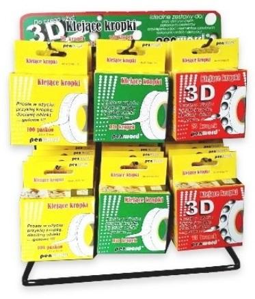 KLEJĄCE KROPKI,KROPKI3D,PASKI