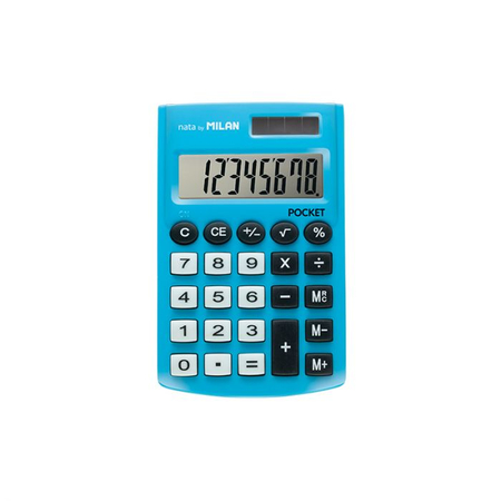 MILAN KALKUTATOR POCKET TOUCH NIEBIESKI 150908BBL