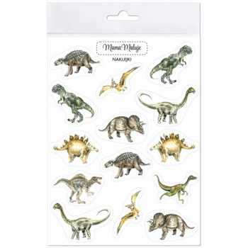 MAMA MALUJE NAKLEJKI DINOZAURY 762294