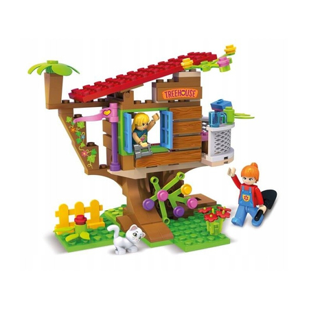 KLOCKI BLOCKI MyGirls DOMEK NA DRZEWIEKB0110