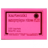 KARTECZKI SAMOPRZYLEPNE RÓŻOWE FLUO 50/75