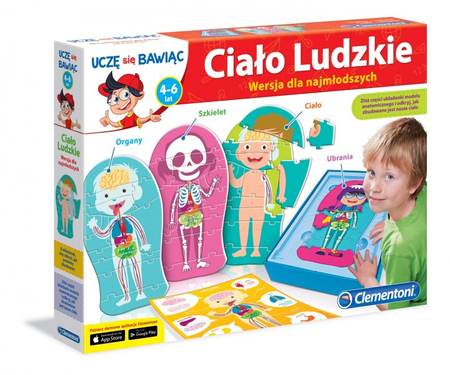 CLEMENTONI 60931 CIAŁO LUDZKIE DLA NAJMŁODSZYCH