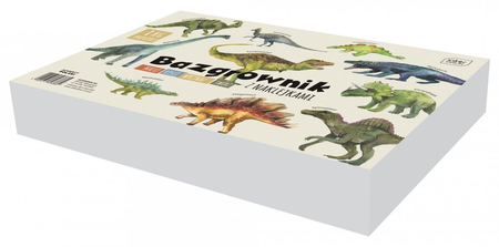 INT BAZGROWNIK A4 Z NAKLEJKAMI DINOZAURY 323385