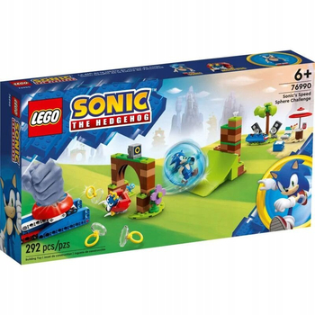 LEGO 76990 SONIC THE HEDGEHOG Sonic - wyzwanie z pędzącą kulą