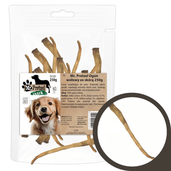 MR.PRETZEL OGON WOŁOWY ZE SKÓRĄ 250G