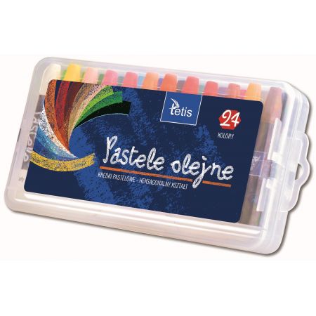 TETIS PASTELE OLEJNE HEKSAGONALNE KT020-AF