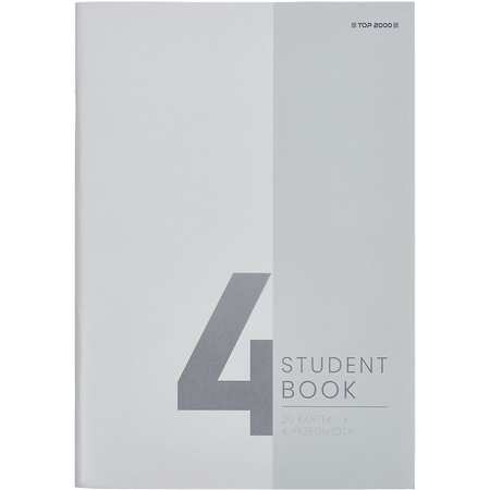 TOP ZESZYT STUDENT A4 80K 70G KRATKA 400183848